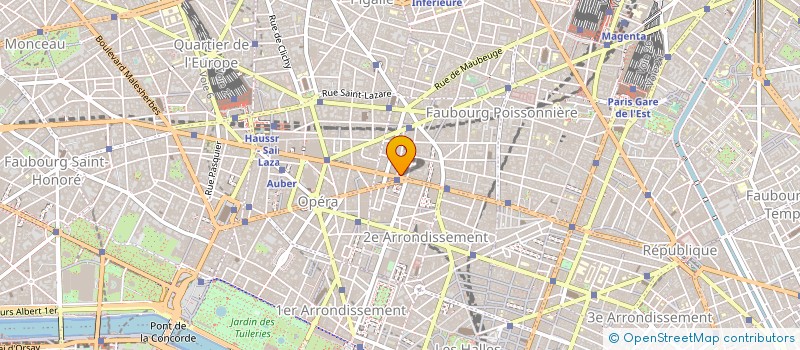 localisation de l'entreprise MONSIEUR RENE MICHAUD  PARIS