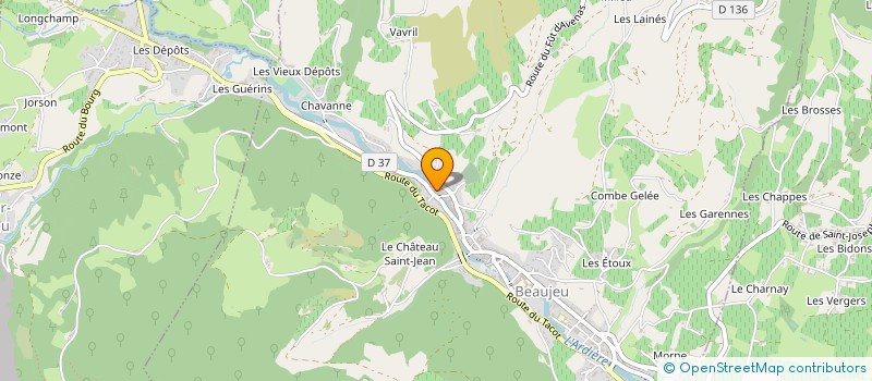 localisation de l'entreprise MONSIEUR RENE MICHON à BEAUJEU