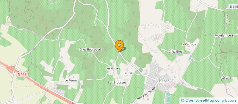 localisation de l'entreprise MONSIEUR RENE MIOT à CHERAC
