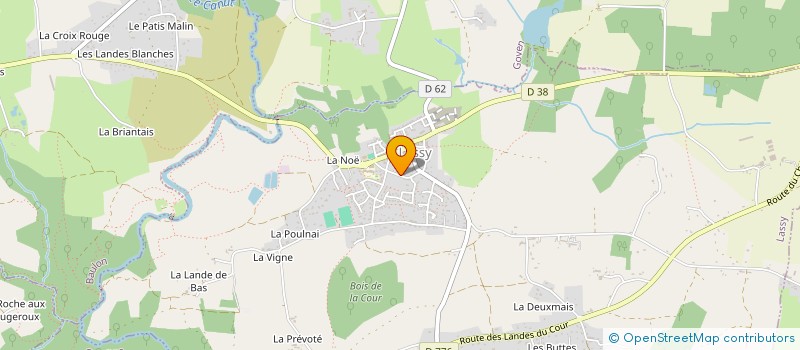 localisation de l'entreprise MONSIEUR RENE MOISAN  BAULON