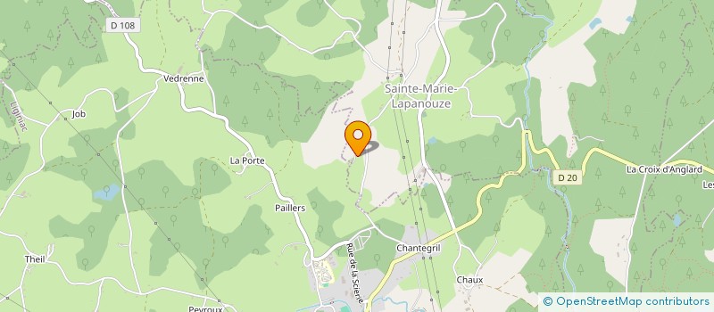 localisation de l'entreprise MONSIEUR RENE MONANGE  SAINTE-MARIE-LAPANOUZE