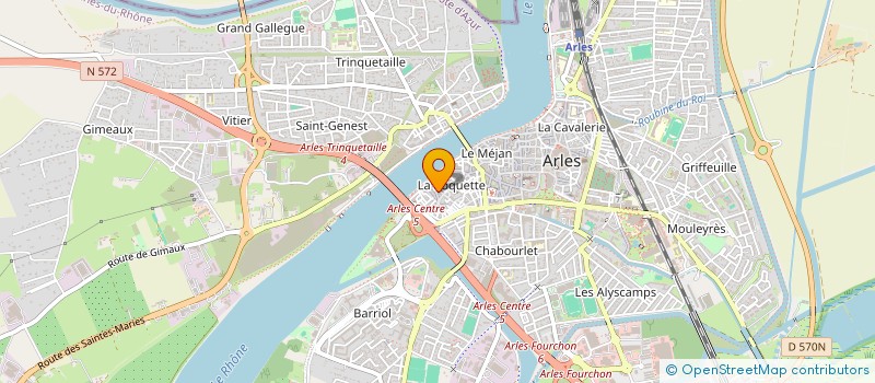 localisation de l'entreprise MONSIEUR RENE MONFORT à ARLES