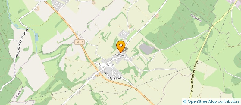 localisation de l'entreprise MONSIEUR RENE MONGE ROFFARELLO  LES PREMIERS SAPINS