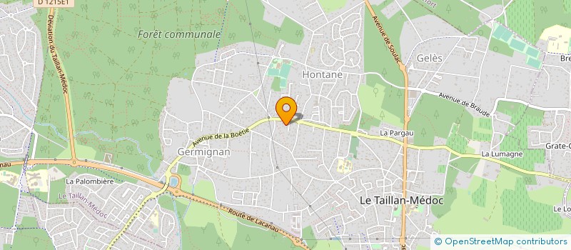 localisation de l'entreprise MONSIEUR RENE MONLUN  LE TAILLAN-MEDOC