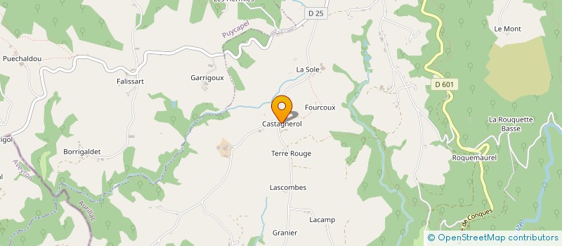 localisation de l'entreprise MONSIEUR RENE MONSERAT à CASSANIOUZE