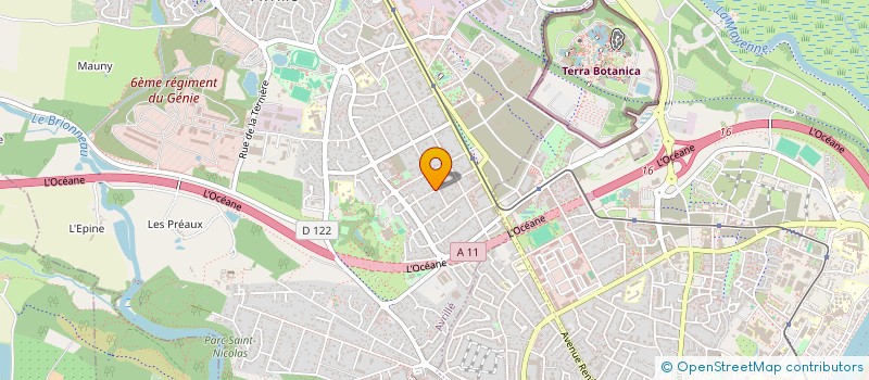 localisation de l'entreprise MONSIEUR RENE MONTECOT  AVRILLE