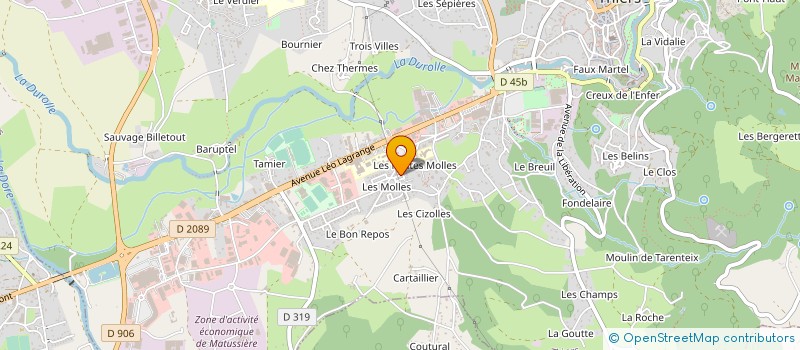 localisation de l'entreprise MONSIEUR RENE MONTEL à THIERS