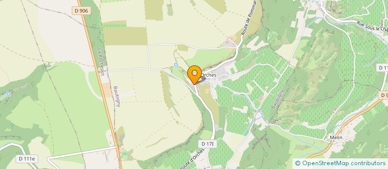 localisation de l'entreprise MONSIEUR RENE MORA  BAUBIGNY