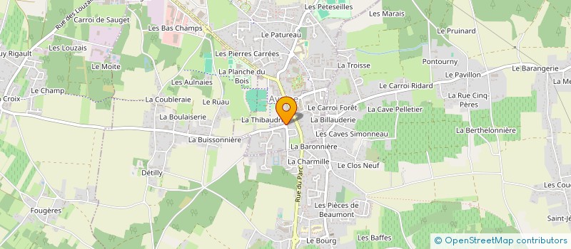 localisation de l'entreprise MONSIEUR RENE MOREAU à AVOINE