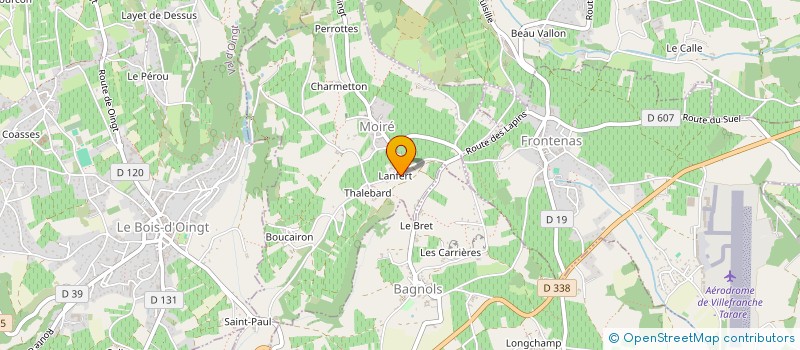 localisation de l'entreprise MONSIEUR RENE MOREL  MOIRE