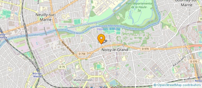 localisation de l'entreprise MONSIEUR RENE MORISI  NOISY-LE-GRAND