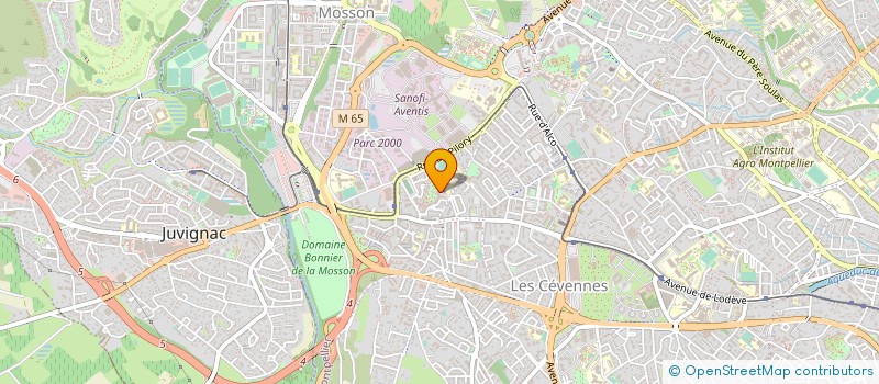 localisation de l'entreprise MONSIEUR RENE MOSSER à MONTPELLIER