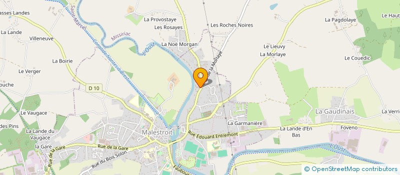 localisation de l'entreprise MONSIEUR RENE MOTAY  MALESTROIT