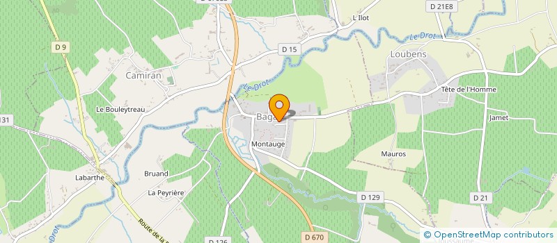 localisation de l'entreprise MONSIEUR RENE MOTHES à BAGAS