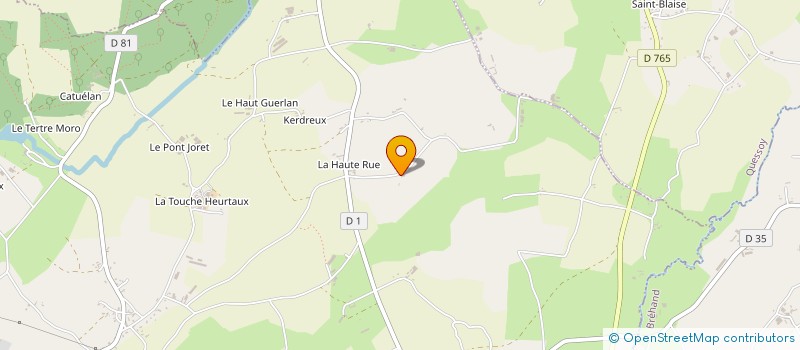 localisation de l'entreprise MONSIEUR RENE MOUESAN  HENON