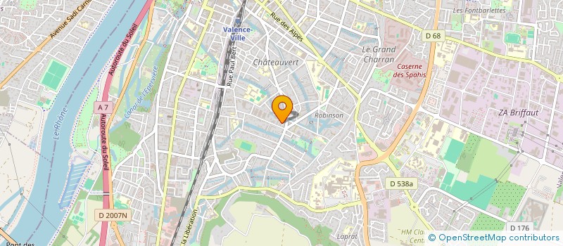 localisation de l'entreprise MONSIEUR RENE MOUISSON  VALENCE