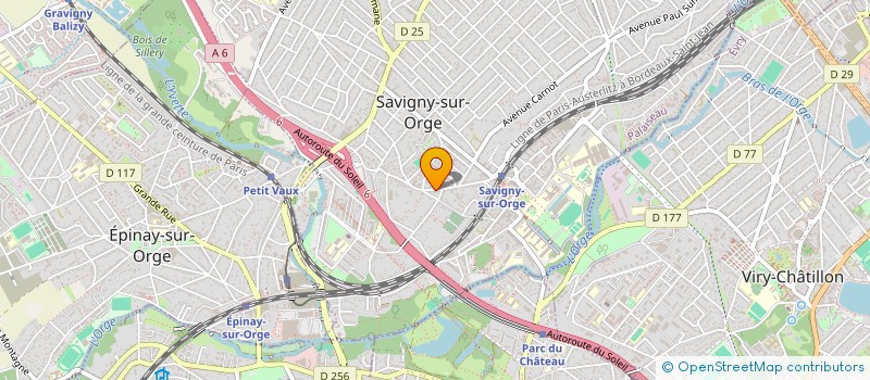 localisation de l'entreprise MONSIEUR RENE MOUKALOU à SAVIGNY-SUR-ORGE