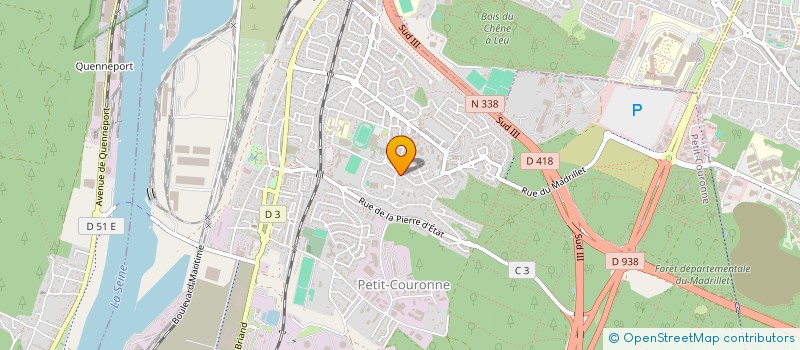 localisation de l'entreprise MONSIEUR RENE MOUREAU à PETIT-COURONNE (LE)