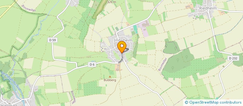 localisation de l'entreprise MONSIEUR RENE MULLER  BOUXWILLER