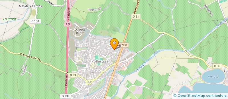 localisation de l'entreprise MONSIEUR RENE MUNOZ  POLLESTRES