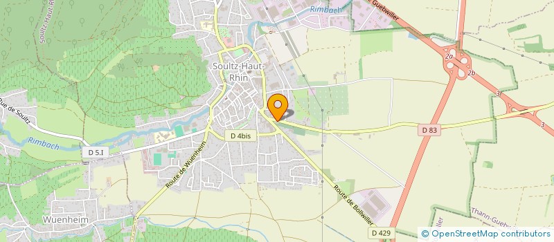 localisation de l'entreprise MONSIEUR RENE NART  SOULTZ-HAUT-RHIN