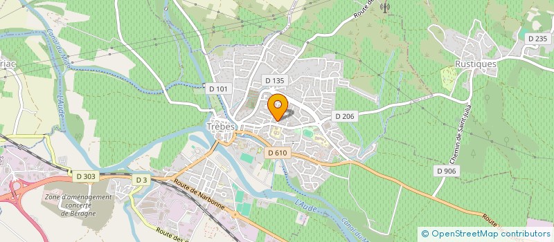 localisation de l'entreprise MONSIEUR RENE NAVALS  TREBES