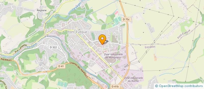 localisation de l'entreprise MONSIEUR RENE NAVARRO  PONT-EVEQUE