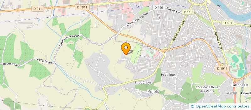 localisation de l'entreprise MONSIEUR RENE NAYROLLES  BIAS