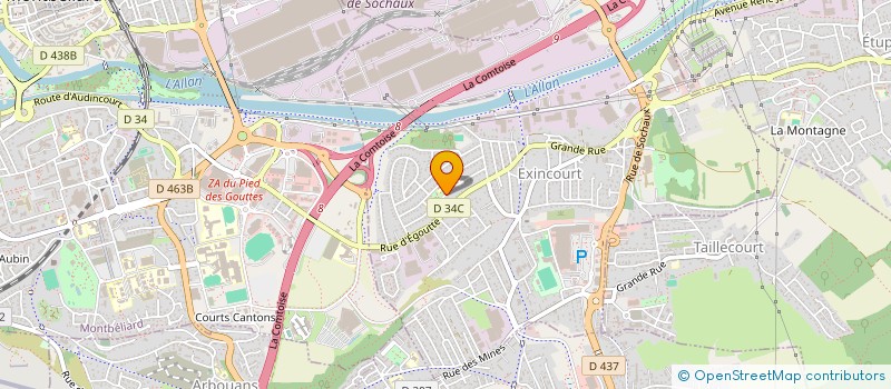 localisation de l'entreprise MONSIEUR RENE NICOLETTI  AUDINCOURT