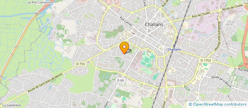 localisation de l'entreprise MONSIEUR RENE NICOLLEAU à CHALLANS