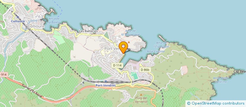 localisation de l'entreprise MONSIEUR RENE NOELL  PORT-VENDRES