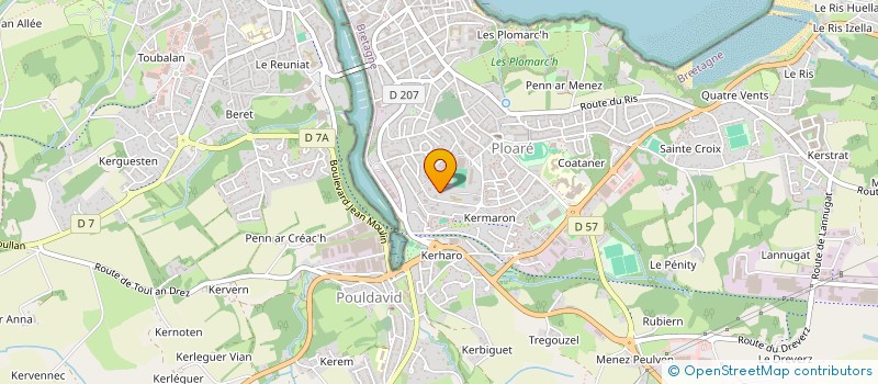 localisation de l'entreprise MONSIEUR RENE NORMANT à DOUARNENEZ