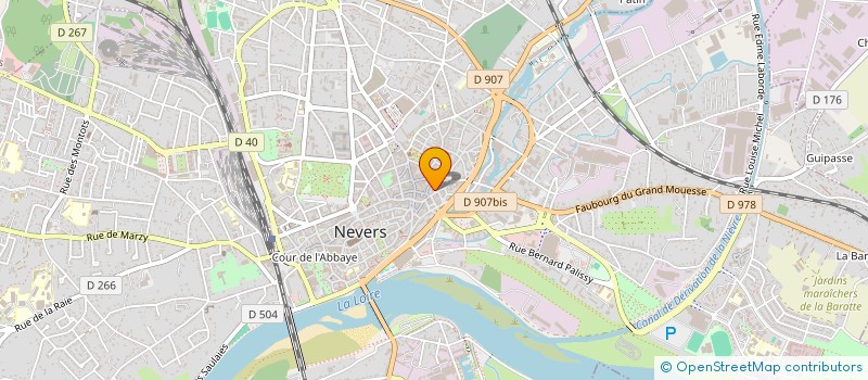 localisation de l'entreprise MONSIEUR RENE NOUBISSI SADOH  NEVERS
