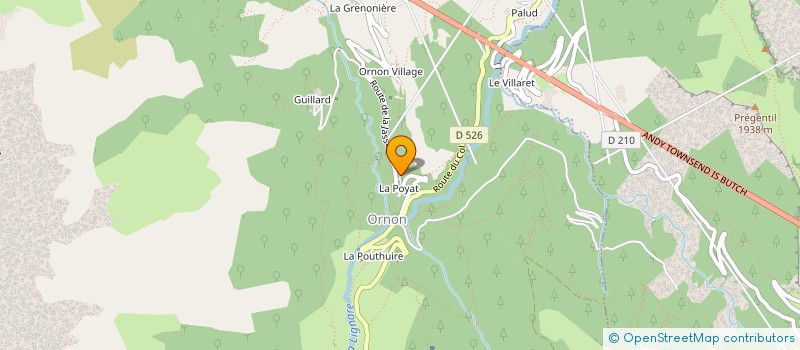 localisation de l'entreprise MONSIEUR RENE ODOYER  LES DEUX ALPES
