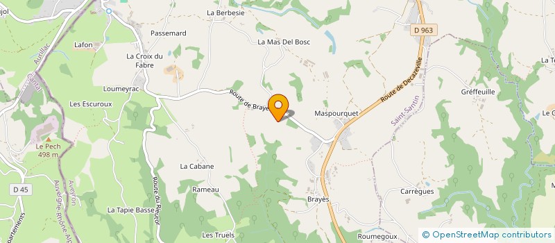 localisation de l'entreprise MONSIEUR RENE OLIVIE  SAINT-SANTIN