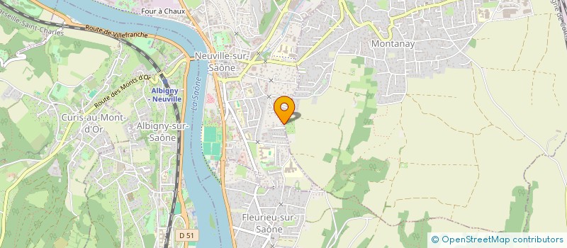 localisation de l'entreprise MONSIEUR RENE ORY  NEUVILLE-SUR-SAONE