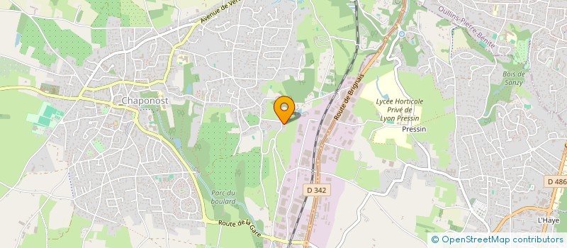 localisation de l'entreprise MONSIEUR RENE OUBRIER  CHAPONOST