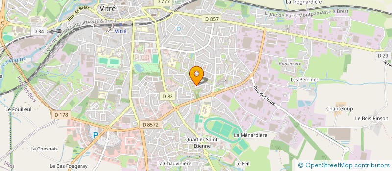 localisation de l'entreprise MONSIEUR RENE OVAN à VITRE