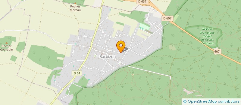 localisation de l'entreprise MONSIEUR RENE PACAUD à BARBIZON