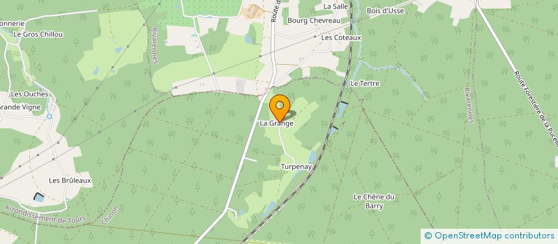 localisation de l'entreprise MONSIEUR RENE PACHET  SAINT-BENOIT-LA-FORET