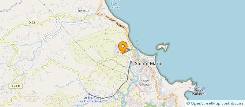 localisation de l'entreprise MONSIEUR RENE PAM à SAINTE-MARIE