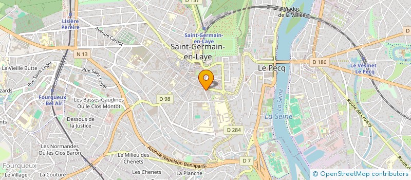 localisation de l'entreprise MONSIEUR RENE PAQUERIT  SAINT-GERMAIN-EN-LAYE