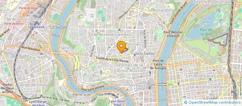 localisation de l'entreprise MONSIEUR RENE PAQUIER  LYON