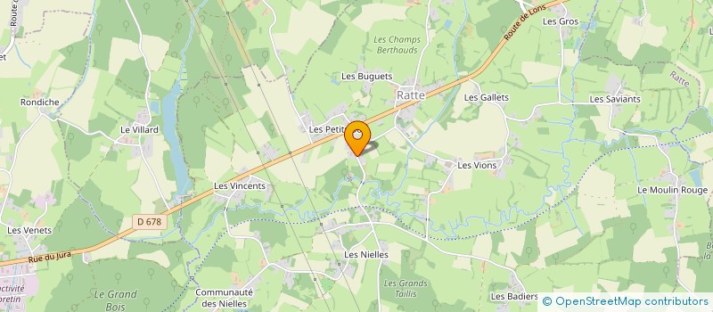 localisation de l'entreprise MONSIEUR RENE PARADON  RATTE