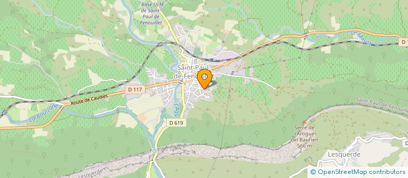 localisation de l'entreprise MONSIEUR RENE PARISOT  SAINT-PAUL-DE-FENOUILLET