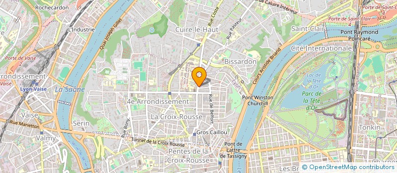 localisation de l'entreprise MONSIEUR RENE PAROD à LYON