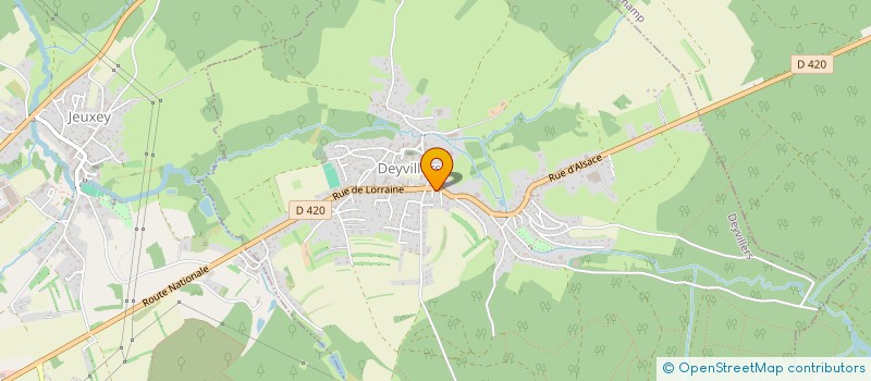 localisation de l'entreprise MONSIEUR RENE PARRY  EPINAL