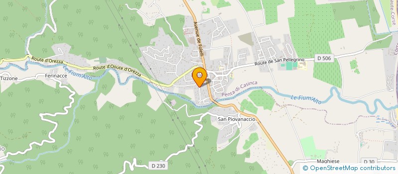 localisation de l'entreprise MONSIEUR RENE PAUL SAMARTINI à PENTA-DI-CASINCA