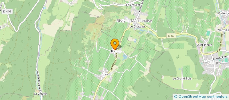 localisation de l'entreprise MONSIEUR RENE PAYEBIEN  SAINT-GENGOUX-DE-SCISSE