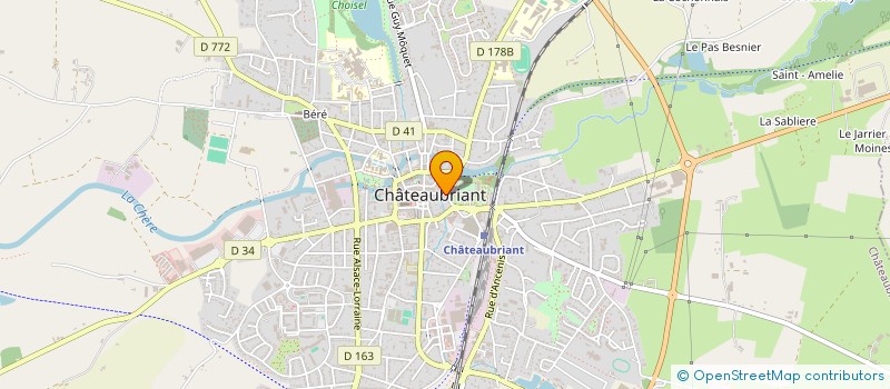 localisation de l'entreprise MONSIEUR RENE PAYELLE  CHATEAUBRIANT